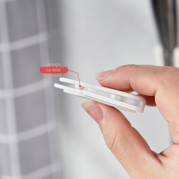 Clemă japoneză pentru perdea de duș pentru baie, rezistentă la vânt, rezistentă la stropire, clemă fixă, cataramă de perete pentru duș, cârlig pentru perdea