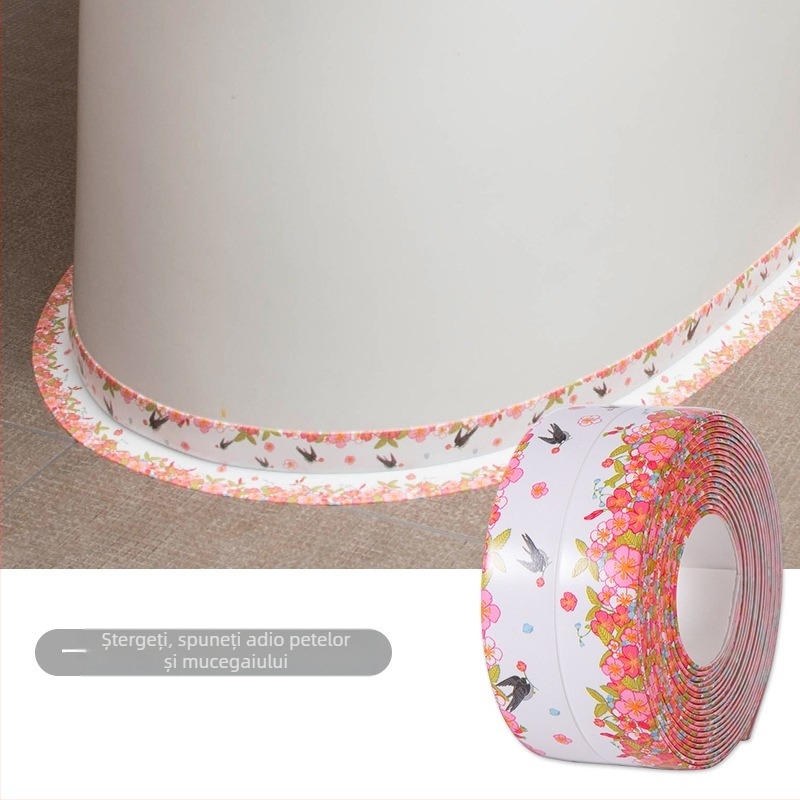 Băț de cusut impermeabil pentru toaletă, rezistent la mucegai, pentru aragaz de bucătărie, băț de chiuvetă pentru toaletă, băț de toaletă pentru baie, sol Gap