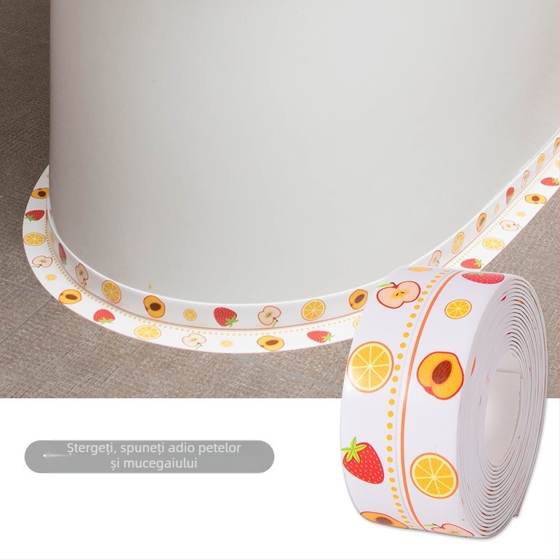 Băț de cusut impermeabil pentru toaletă, rezistent la mucegai, pentru aragaz de bucătărie, băț de chiuvetă pentru toaletă, băț de toaletă pentru baie, sol Gap