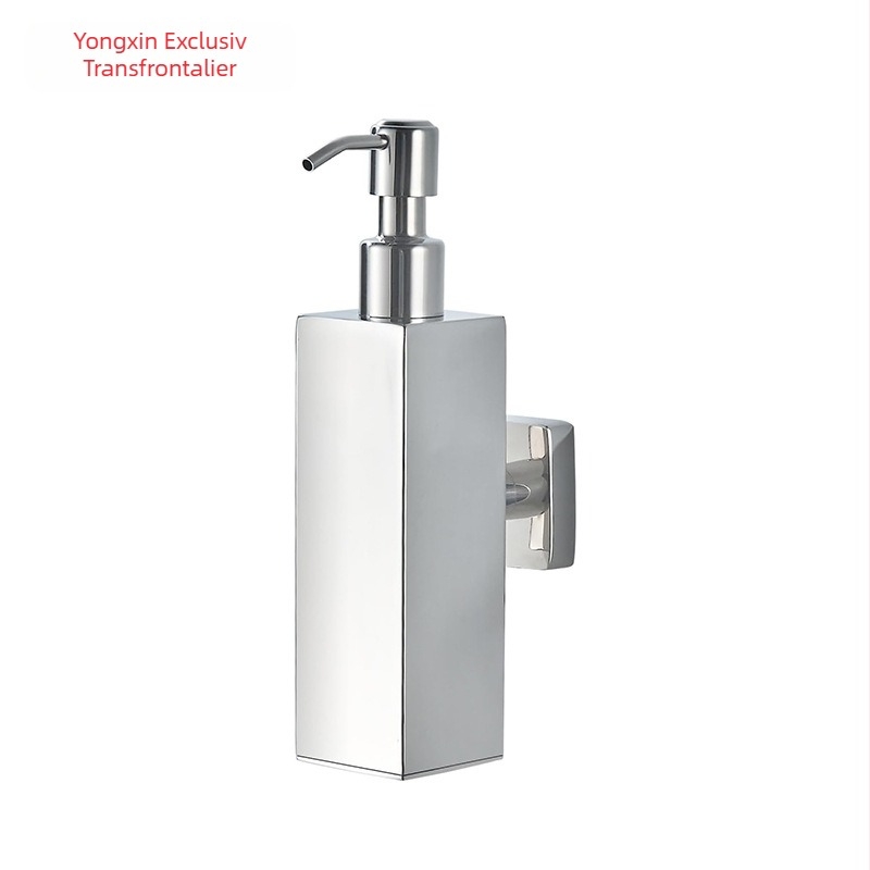 Inginerie Hotel oțel inoxidabil săpun dozator montat pe perete șampon gel de duș sub-sticlă presă curățare lichid sticla săpun lichid
