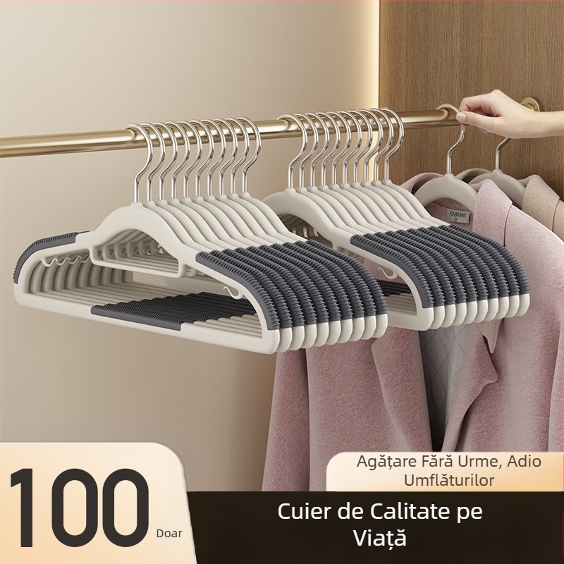 Livrare gratuită, umeraș cu două poziții, fără sudură, anti-umăr, anti-alunecare, pentru haine, uscare haine, acasă, dormitor studențesc, dulap de finisare, depozitare
