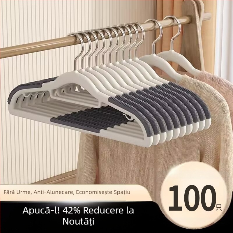 Livrare gratuită, umeraș cu două poziții, fără sudură, anti-umăr, anti-alunecare, pentru haine, uscare haine, acasă, dormitor studențesc, dulap de finisare, depozitare