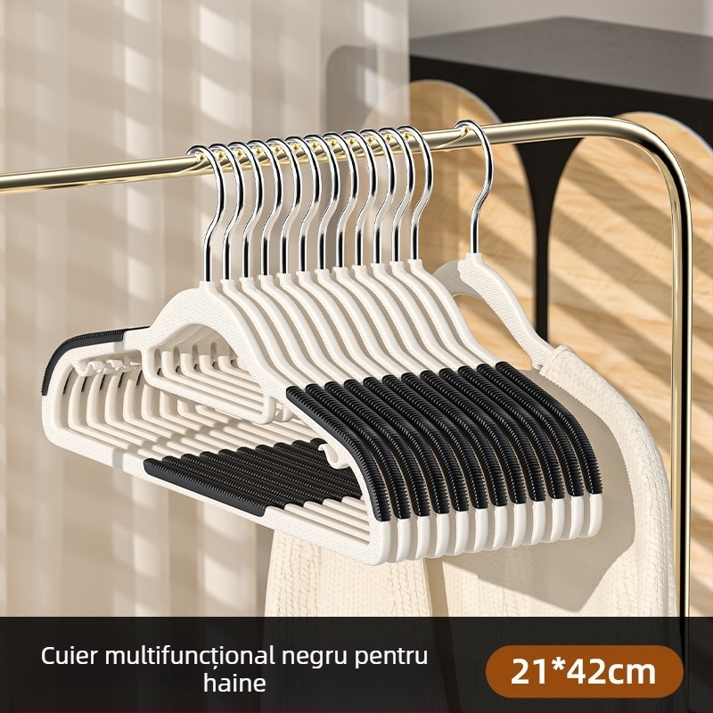 Livrare gratuită, umeraș cu două poziții, fără sudură, anti-umăr, anti-alunecare, pentru haine, uscare haine, acasă, dormitor studențesc, dulap de finisare, depozitare