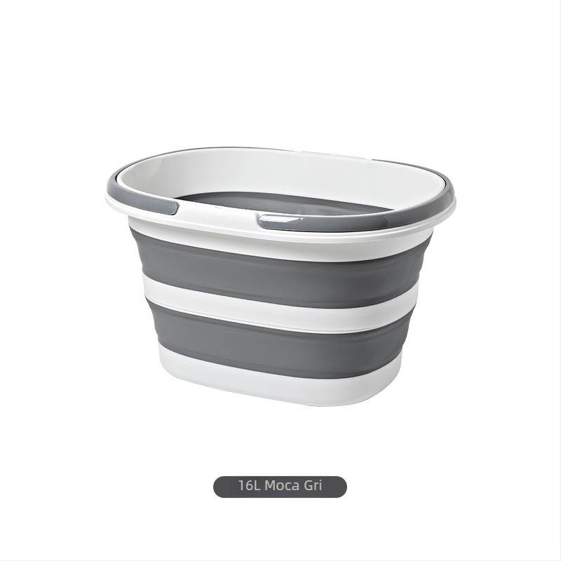 Coș de rufe montat pe perete pentru baie, coș de rufe, pliabil, pentru camping și picnic în aer liber, depozitare portabilă, rulată, găleată și coș de rufe murdare