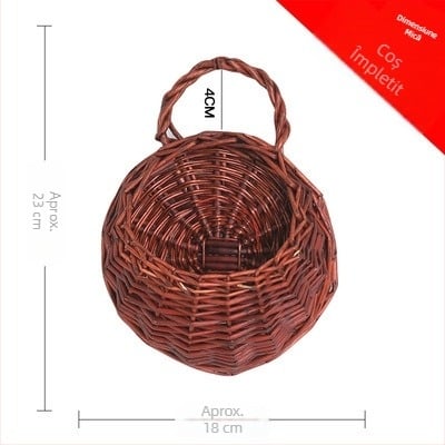 Nuntă violet agățat de perete flori simulate Rattan mobilier de casă flori false decor simulate plantă hortensie agățat de perete flori