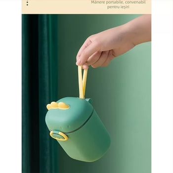 Lapte praf pentru bebeluși cutie portabilă, drăguț, capacitate mare, cutie de orez split, rezervor sigilat multifuncțional