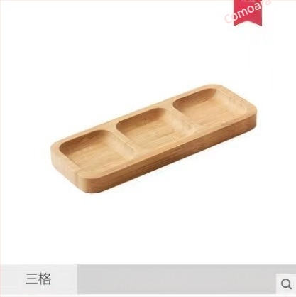 Farfurie japoneză din lemn pentru fructe uscate, cutie pentru gustări, magazin de condimente, farfurie pentru înmuiere, bambus, compartimentată pentru gustări, cutie pentru fructe uscate, ornamente