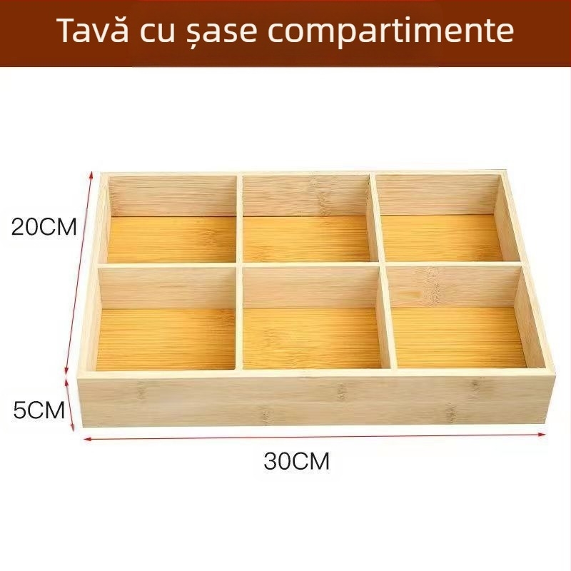 Farfurie japoneză din lemn pentru fructe uscate, cutie pentru gustări, magazin de condimente, farfurie pentru înmuiere, bambus, compartimentată pentru gustări, cutie pentru fructe uscate, ornamente
