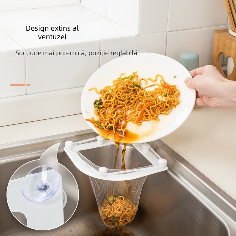 Sac de scurgere autoportant pentru chiuvetă de bucătărie, sac de unică folosință pentru resturi de supă, sac de gunoi, sac de filtru antiblocare