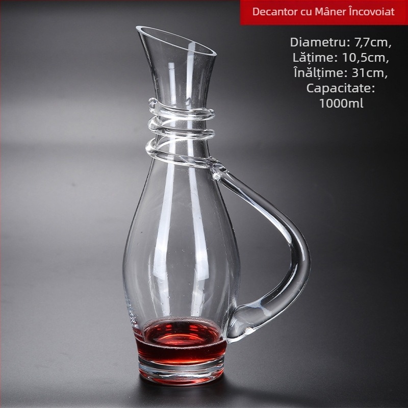 Pahar de vin roșu înclinat, cristal creativ, Burgundy, Bordeaux, set de pahare înalte de șampanie, gata pentru vânzare cu ridicata, stil simplu