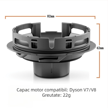 Potrivit pentru aspiratorul wireless portabil Dyson V7/V8, accesorii, motor, capac spate, element filtrant spate, accesorii