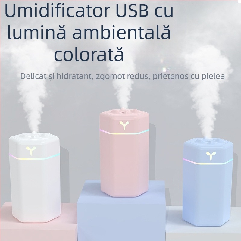 Umidificator mini nou pentru acasă, sursă USB, producător, umidificator cadou, umidificator pentru vehicule cu energie nouă, imprimare