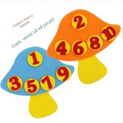 Jucării de colț pentru zona de activități pentru grădiniță, jucării educaționale digitale de casă, materiale didactice din fetru nețesut, lucrate manual