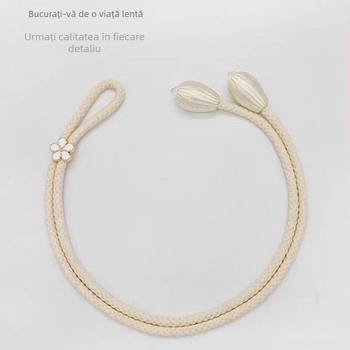 Reglarea curea perdea la modă modernă simplă tifon curea perdea curea fixă frânghie accesorii creative flori depozitare cataramă