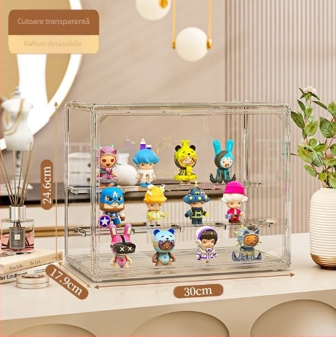 Cutie de depozitare orb cutie de afișare raft Bubble Mate păpușă cutie de afișare transparentă anti-praf dulap balansoar Lego cutie de depozitare portabilă