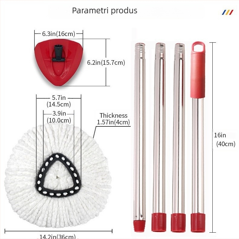 Accesoriile pentru placa cu tijă a capului de mop potrivite pentru mopul rotativ O-Cedar, de vânzare cu amănuntul, pot fi trimise în numele Amazon.