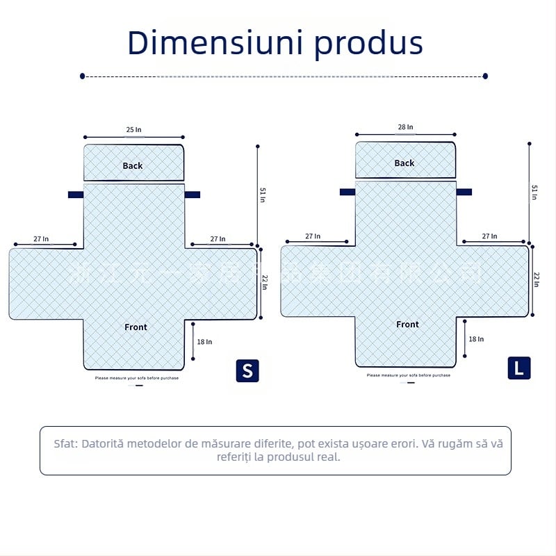 Amazon Universal Recliner Canapea Husă Integrată Canapea Husă Impermeabilă pentru Animale de Companie Canapea Pernă Anti-Murdar Canapea Protectoare Pad
