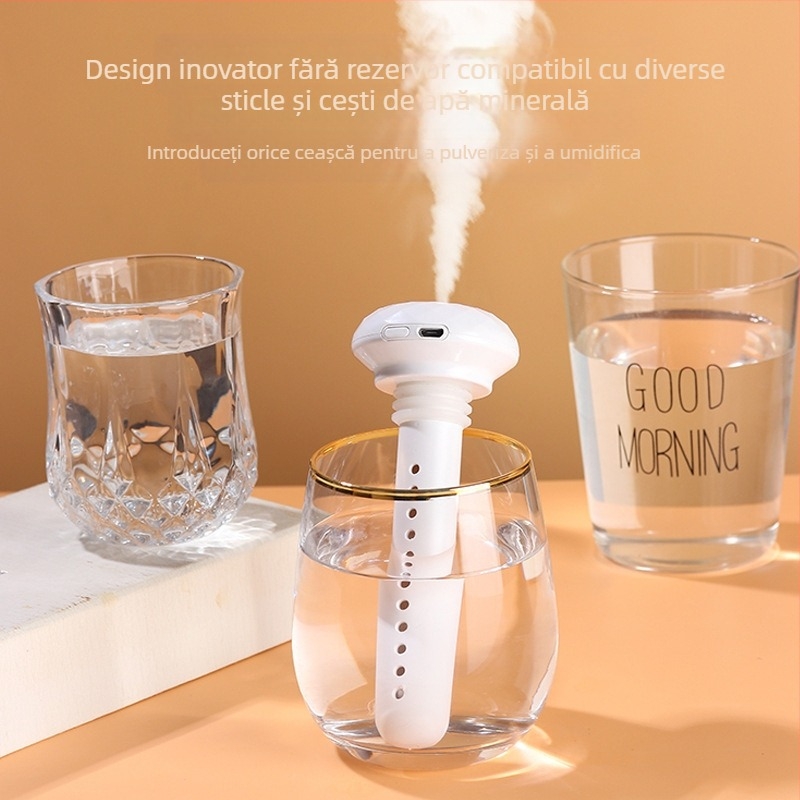 Umidificator cu atomizare directă din fabrică, aparat de aromaterapie USB, umidificator cu diamant, aer condiționat de toamnă și iarnă, supliment de apă pentru mașini de interior
