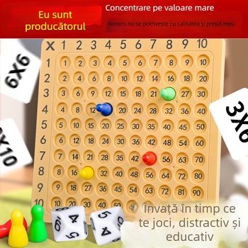 Formula înmulțirii cu nouă-nouă, tabel de matematică pentru școala elementară, puzzle pentru copii, înmulțire cu 99, joc de masă pentru educație timpurie, materiale didactice, comerț exterior, jucării transfrontaliere