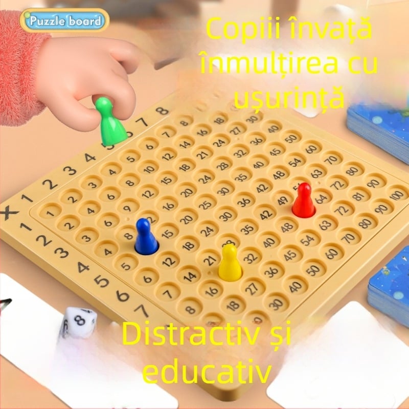 Formula înmulțirii cu nouă-nouă, tabel de matematică pentru școala elementară, puzzle pentru copii, înmulțire cu 99, joc de masă pentru educație timpurie, materiale didactice, comerț exterior, jucării transfrontaliere