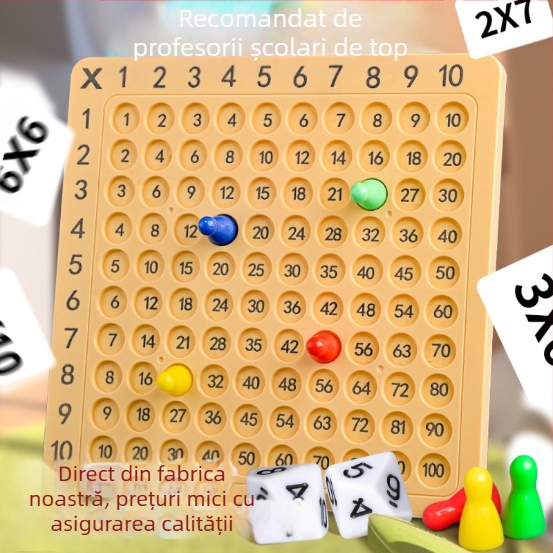 Formula înmulțirii cu nouă-nouă, tabel de matematică pentru școala elementară, puzzle pentru copii, înmulțire cu 99, joc de masă pentru educație timpurie, materiale didactice, comerț exterior, jucării transfrontaliere