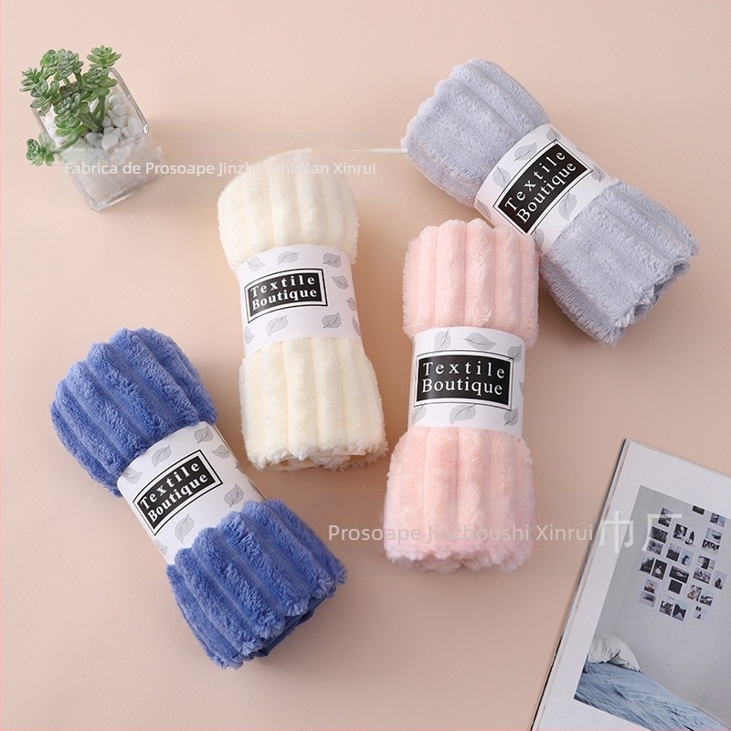 Prosop de baie din catifea Coral Candy Bar, îngroșat, pachet independent, moale, absorbant, non-vărsare, pentru adulți, acasă, baie