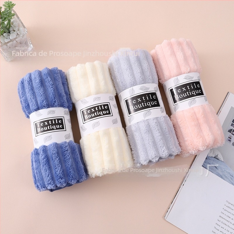 Prosop de baie din catifea Coral Candy Bar, îngroșat, pachet independent, moale, absorbant, non-vărsare, pentru adulți, acasă, baie