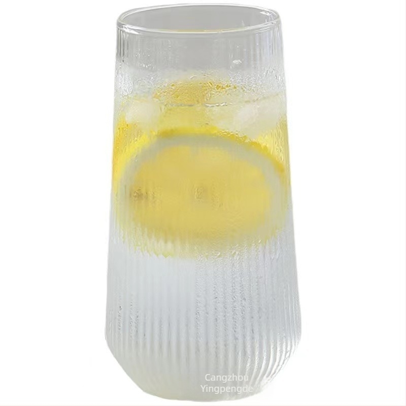 Cana de sticlă, Cana pentru băuturi reci, Cana pentru băuturi, Cana pentru cafea cu gheață, Cana pentru latte, Cana simplă pentru suc, Cafea rece americană la modă, en-gros