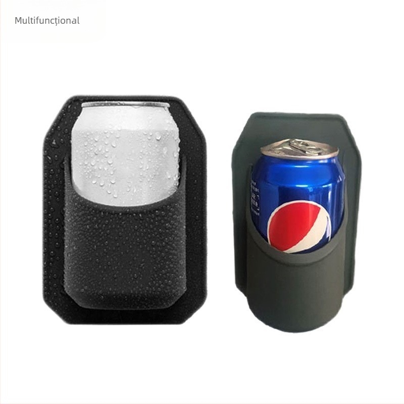 1 buc baie duș bere raft fără sudură doză raft băuturi Coca-Cola autocolant silicon impermeabil Holer