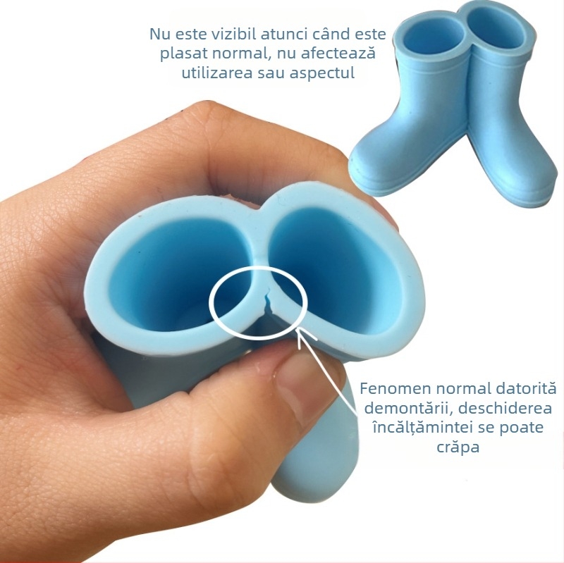 Suport pentru periuță de dinți creativ pentru baie, cizme de ploaie, suport pentru birou pentru cupluri, baie fără punch, internet, celebritate, familie, simplu, desene animate, drăguț