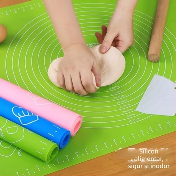 Silicon îngroșat, covor alimentar, frământat, covor mare de bucătărie și covor de suprafață, silicon și panou de tăiere