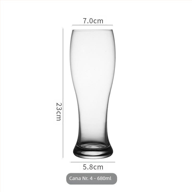 Cana mare de bere pentru casă, îngroșată, creativă, distinctivă, fină, preparată din grâu, cană de caisă, rafinată, bar, cană de vin