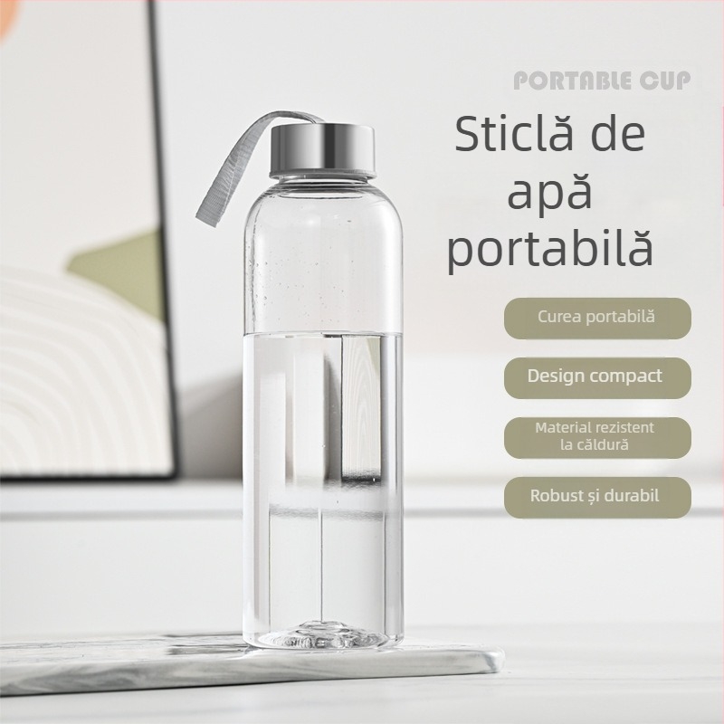 En-gros din plastic pentru sporturi în aer liber, ceașcă de călătorie, ceașcă portabilă pentru studenți, ceașcă de apă pentru biciclete, logo imprimabil