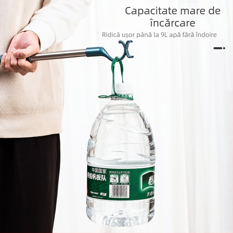 Furcă de haine retractabilă din oțel inoxidabil pentru balcon, furcă de haine îngroșată, furcă de haine îngroșată, furcă de haine prelungită, en-gros