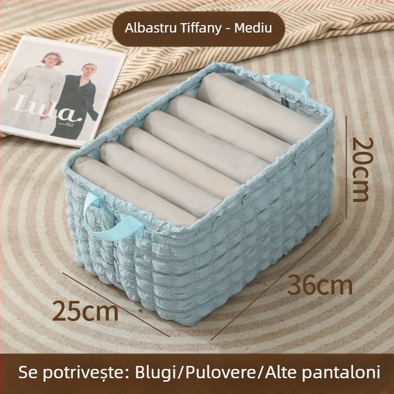 Cutie de depozitare pentru haine, cutie de depozitare pliabilă, cutie de depozitare pentru haine, dulap, haine, pantaloni, organizator, coș, cutie de depozitare pliabilă, cutie de depozitare ...