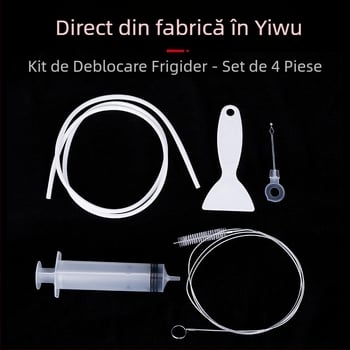 Dragă de scurgere pentru frigider, instrument de curățare a apei, anti-blocare, dragă pentru frigider