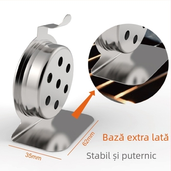 Termometru de cuptor Kaitai, termometru pentru alimente coapte, termometru bimetalic din oțel inoxidabil, termometru de cuptor pentru temperatură înaltă