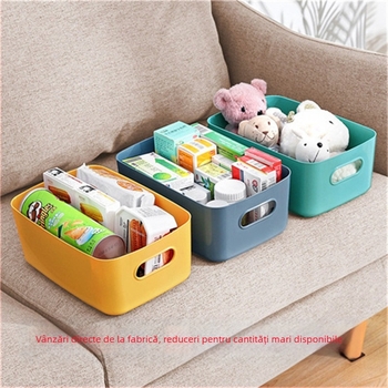 Cutie de depozitare multifuncțională pentru diverse articole, cutie de depozitare pentru bucătărie, cutie de finisare pentru frigider, cutie de finisare pentru depozitare pe desktop pentru studenți