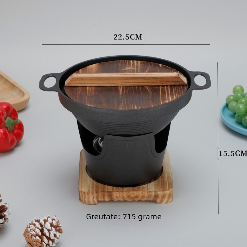 Aragaz de familie în stil coreean pentru o persoană, grătar de uz casnic, fără fum, alcool, grătar, placă de grătar de interior, grătar mic, placă de grătar antiaderentă