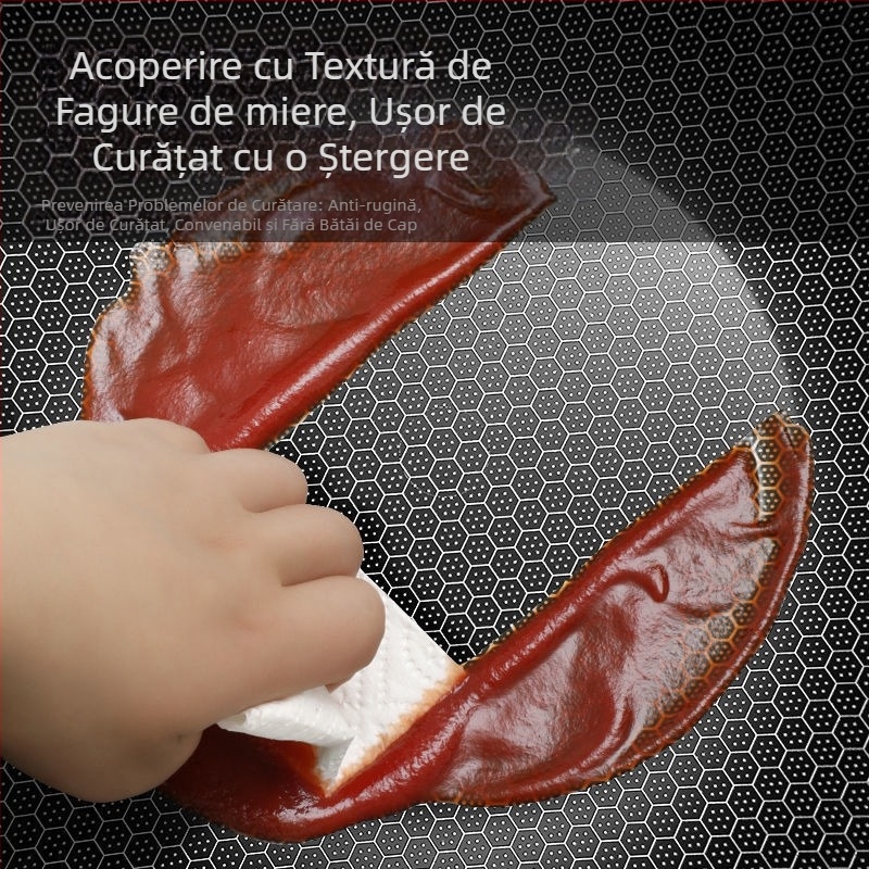 Tigaie nouă antiaderentă cu fagure de miere, tigaie din oțel inoxidabil, tigaie de uz casnic, tigaie universală pentru aragaz, en-gros