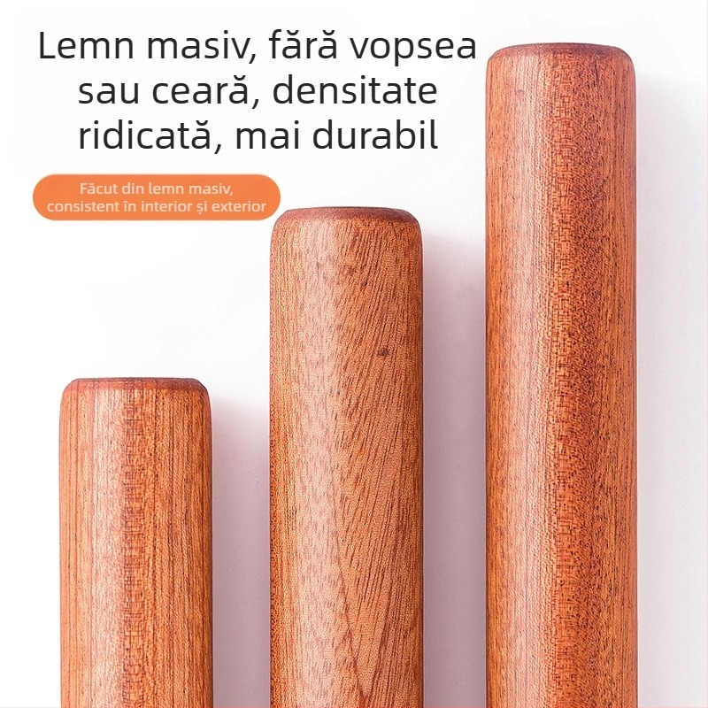 Sucitor din lemn masiv, alungit, piele de găluște, rolă specială de copt, tijă de presiune, sucitor, tăiței de uz casnic