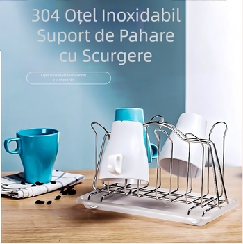 Suport pentru pahare din oțel inoxidabil 304, suport pentru pahare de uz casnic, suport creativ din sticlă, suport pentru pahare de apă, lichidare de stocare