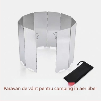 Aragaz pliabil cu casetă, pentru exterior, pentru camping, pliabil, cu inel, rezistent la vânt, pentru camping, camping, casetă, pentru exterior