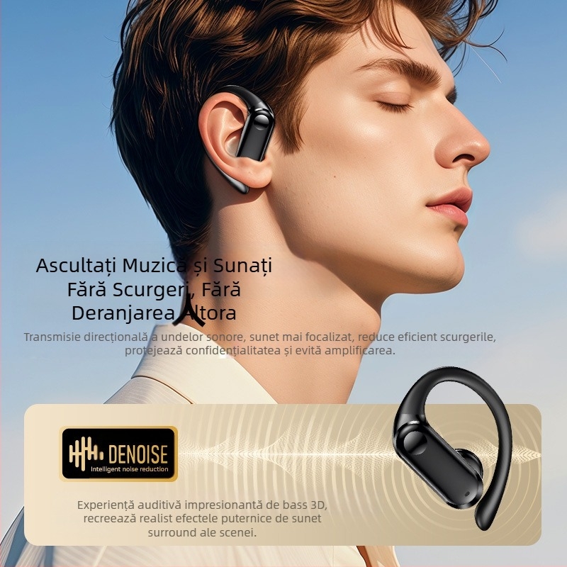 Căști Bluetooth Yf-8 Tws cu cârlig pentru ureche, pentru comerț exterior transfrontalier, fără fir, non-intraauriculare, cu două urechi, pentru sport, cu durată lungă de viață a bateriei