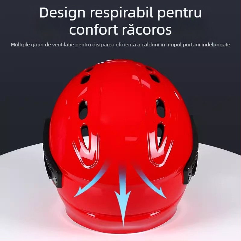 Casca de salvare a vieții în derivă, casca de urgență pentru apă, complet înconjurată, casca anti-coliziune, respirabilă, reglabilă