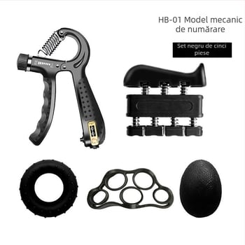 Costum de antrenament pentru degete cu cinci piese, set nou cu cinci degete, inel de prindere din silicon, costum combinat de exerciții de reabilitare