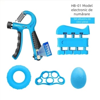 Costum de antrenament pentru degete cu cinci piese, set nou cu cinci degete, inel de prindere din silicon, costum combinat de exerciții de reabilitare