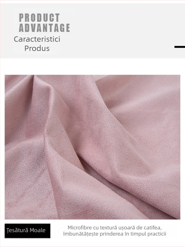 Saltea de yoga portabilă, material textil, ușoară, absorbantă de sudoare, antiderapantă, prosop de yoga pentru interior, prosop de fitness, sport, acasă, yoga