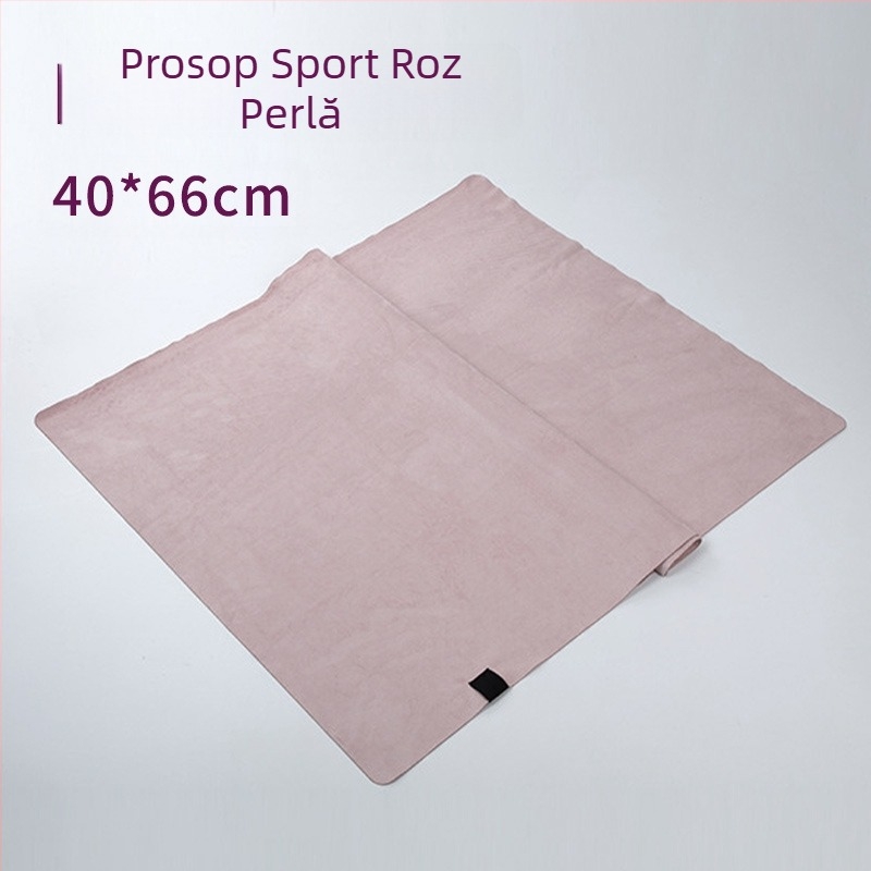 Saltea de yoga portabilă, material textil, ușoară, absorbantă de sudoare, antiderapantă, prosop de yoga pentru interior, prosop de fitness, sport, acasă, yoga