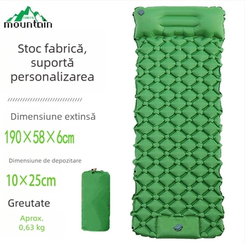 Saltea gonflabilă la fața locului din fabrică, pat gonflabil automat în aer liber, pat gonflabil automat pentru camping, saltea de dormit gonflabilă pentru picioare, saltea rezistentă la umiditate, cort
